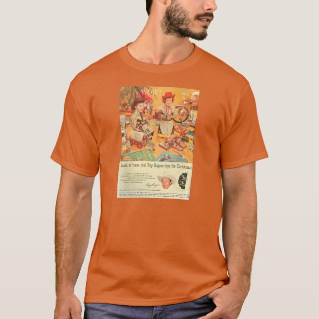 La camiseta Roy Rogers juega el anuncio 1958 (Anverso)