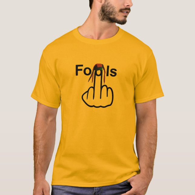 La camiseta se burla (Anverso)