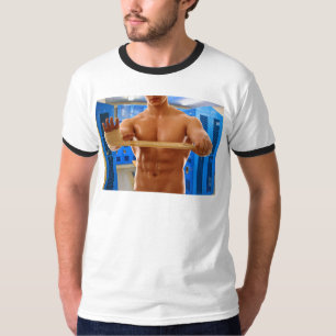 La camiseta sin camisa de SlipperyJoe hombre muscu