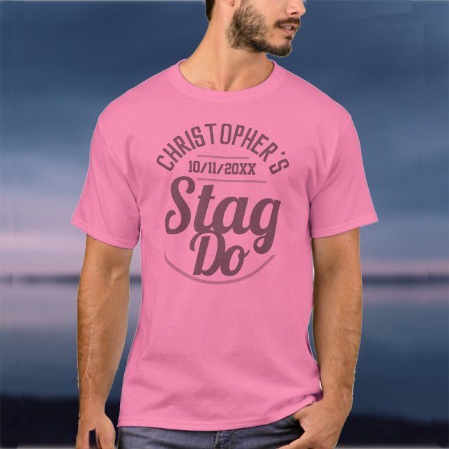 La camiseta Stag Do del hombre (Subido por el creador)