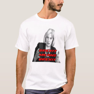 La camiseta Teresa puede los medios Brexit de