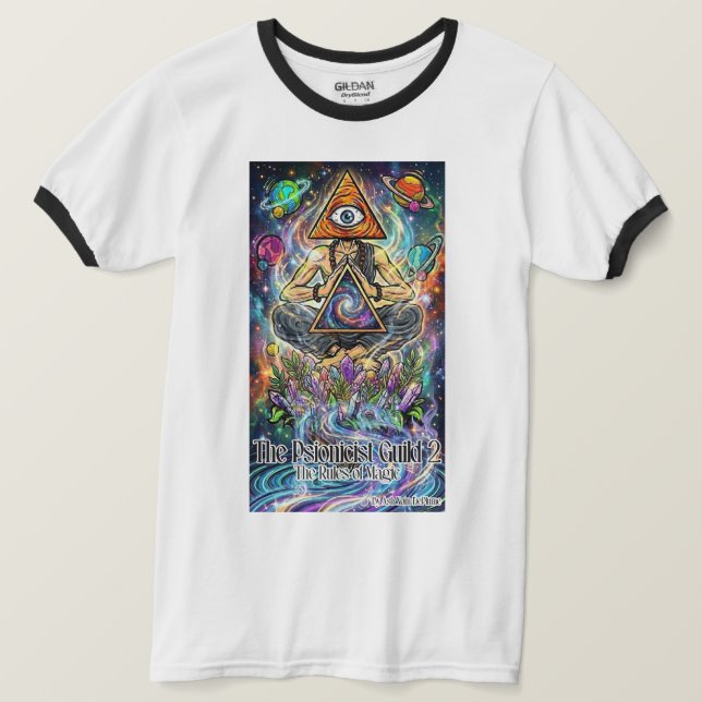 La camiseta The Psionicist Guild 2 Ringer (Anverso del diseño)