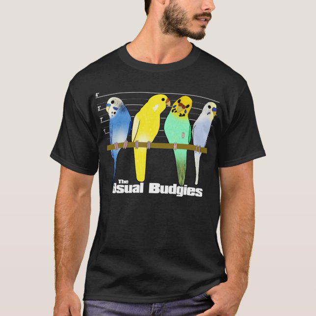 La camiseta usual de Budgies (Anverso)