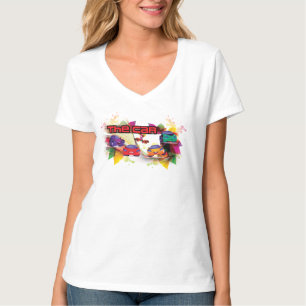 La Camiseta V-Neck de Las Mujeres del Coche