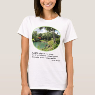 La camiseta w/Verse de las mujeres hawaianas del
