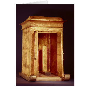 La capilla de oro del nuevo reino de Tutankhamun