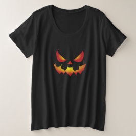 La cara de la calabaza de Halloween espumosa en el