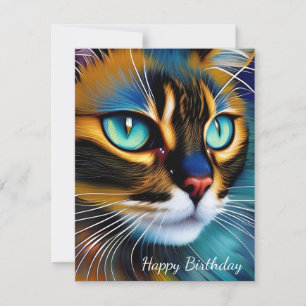 La cara de un lindo Lynx punto Siamese