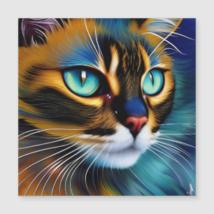 La cara de un lindo Lynx punto Siamese