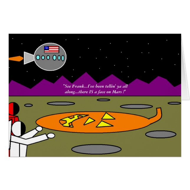 La Cara En Marte (Anverso (Horizontal))