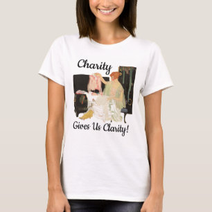 ¡La caridad nos da claridad! Camiseta
