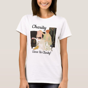 ¡La caridad nos da claridad! Camiseta