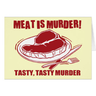 La carne es asesinato