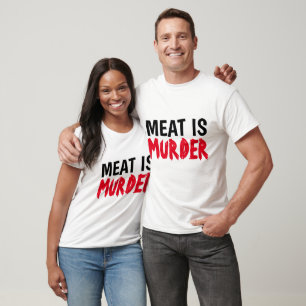 LA CARNE ES Camisetas ASESINADAS, Vegetariana Vege