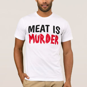LA CARNE ES Camisetas ASESINADAS, Vegetariana Vege