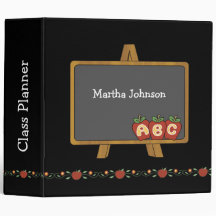 La carpeta del profesor de la pizarra de la