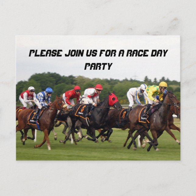 LA CARRERA ESTÁ BAJO INVITACIÓN DE LA FIESTA POSTC (Anverso)