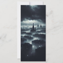 La carta de la ciudad de la noche de la oscuridad