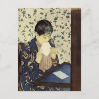 La carta de Mary Cassatt Tarjeta postal