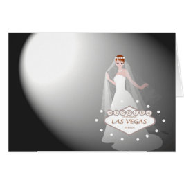 La carta del Boda de Las Vegas "La luz de la novia