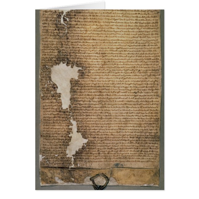 La Carta Magna de libertades, tercera versión (Frente)