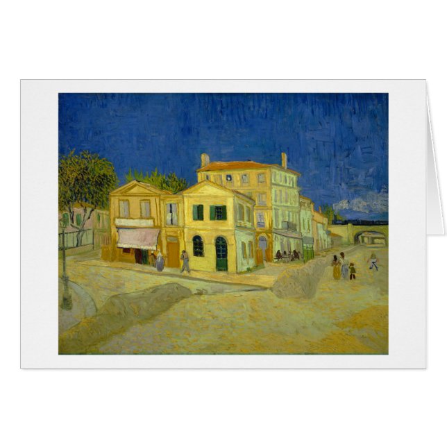 La casa amarilla (F464) Van Gogh Bella Artes (Anverso (Horizontal))