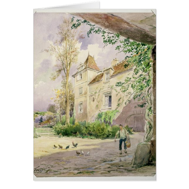 La casa de Armande Bejart en Meudon, c.1906 (Frente)