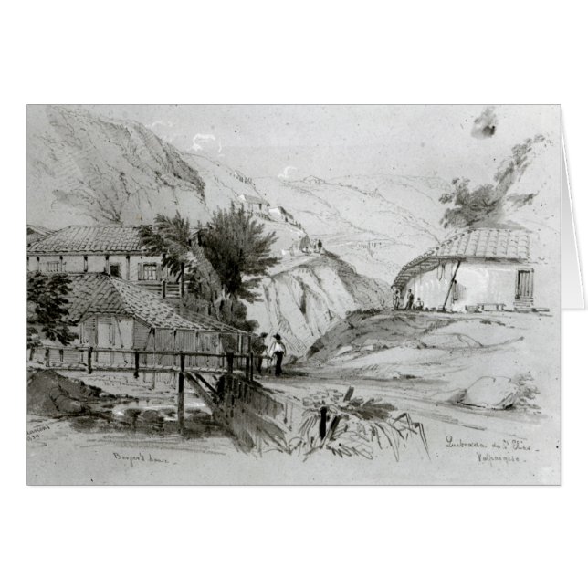 La casa de Berger, Valparaiso, 1834 (Anverso (Horizontal))