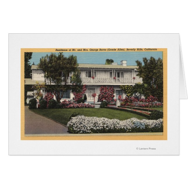La casa de George Burns y Gracie Allen (Anverso (Horizontal))