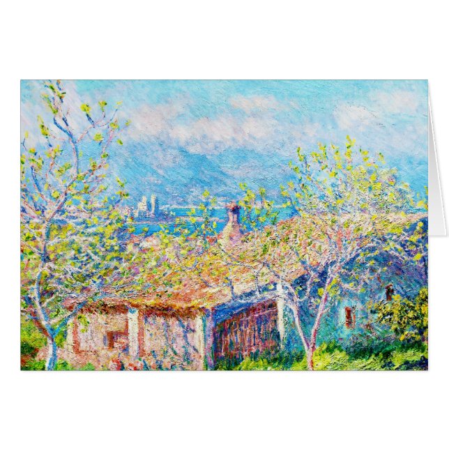 La casa del jardinero en Antibes Claude Monet (Anverso (Horizontal))