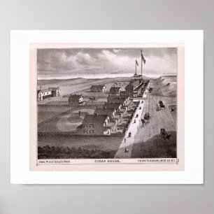 La casa del océano de la impresión de 1878 REPRO,