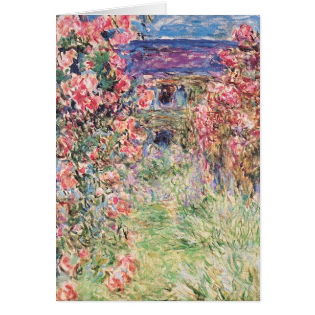 La casa entre los Rosas, Claude Monet (Frente)