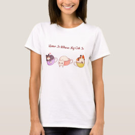 La Casa Está Donde Está Mi Gato Es Camiseta Para A