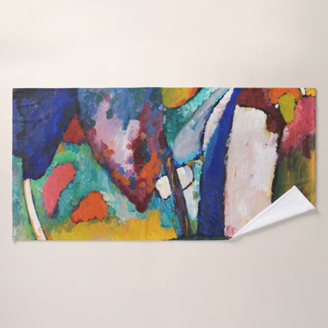 La cascada, Wassily Kandinsky (Toalla de baño)