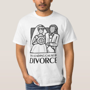 La causa principal de la camiseta del divorcio