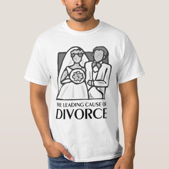 La causa principal de la camiseta del divorcio (Anverso)
