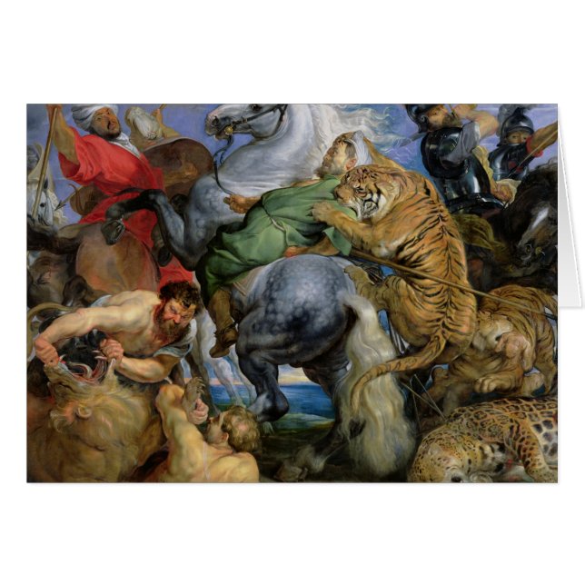 La caza del tigre, c.1616 (Anverso (Horizontal))