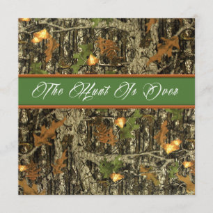 La caza ha terminado con las invitaciones a la bod