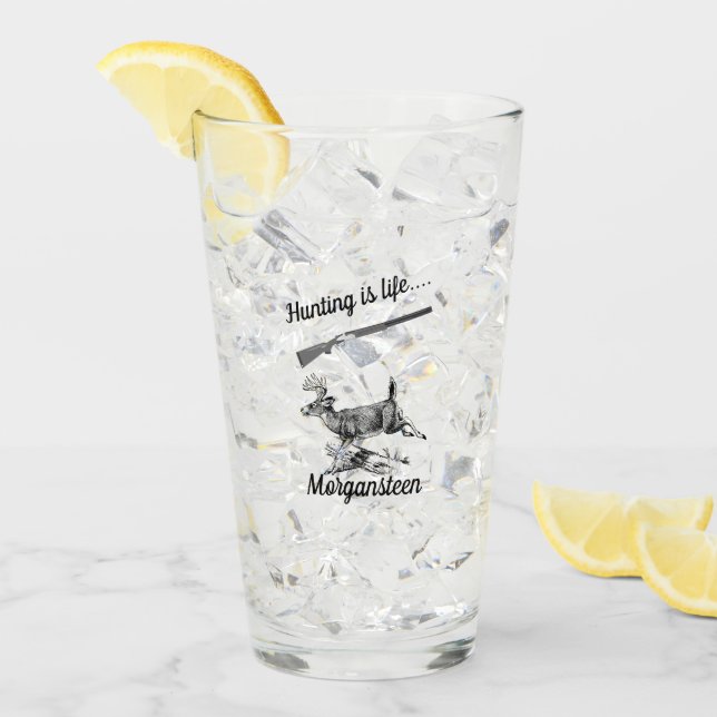 La caza personalizada es un robo de vida y escopet (Anverso (hielo))