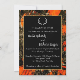 La caza terminó con la invitación a la boda de cam