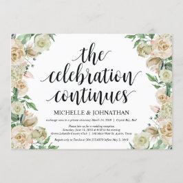 La celebración, Invitación de recepción de fuga