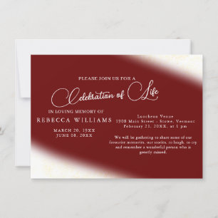 La celebración simple de las invitaciones a la vid