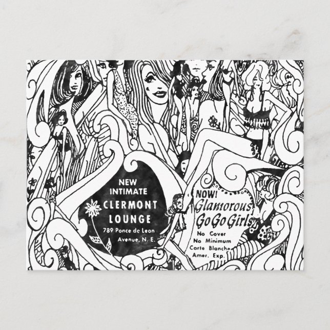 La célebre postal del Clairmont Lounge (Anverso)