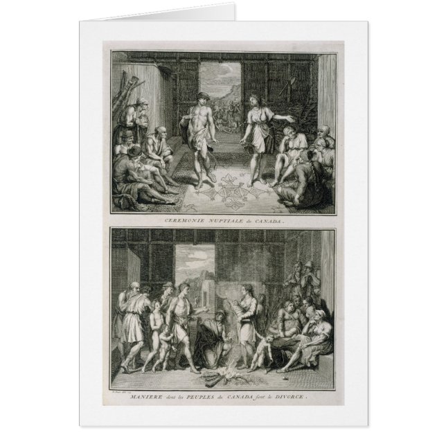 La ceremonia de boda y la manera del divorcio (Frente)