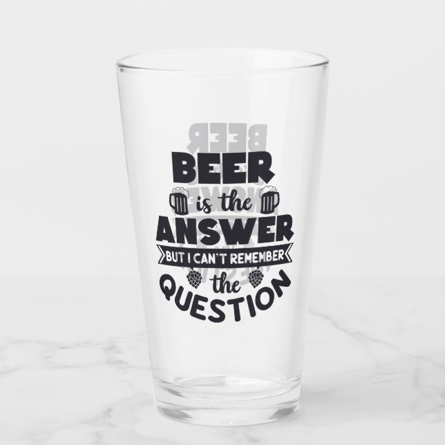 La cerveza es la respuesta (Anverso)