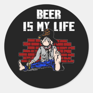 La cerveza es mi vida Pegatinas