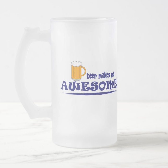 La cerveza me hace la taza de cerveza (Izquierda)