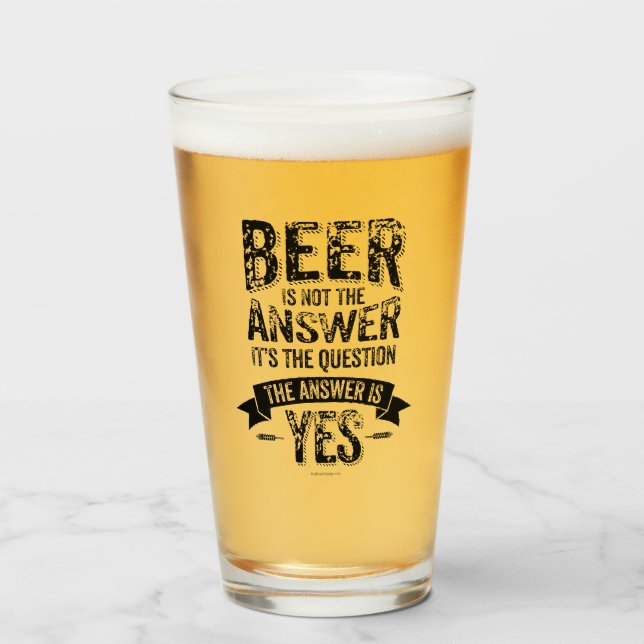 La cerveza no es la respuesta (Anverso (lleno))