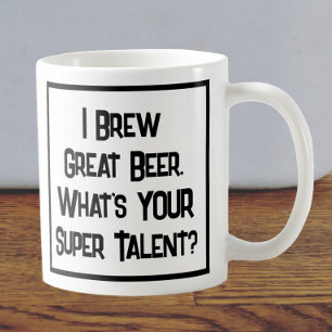 La Cerveza Refrigerante Super Talento. Dos tazas d