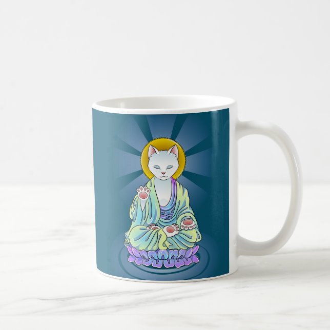 ¡La charla del gato NO ME MOLESTA! taza (Derecha)